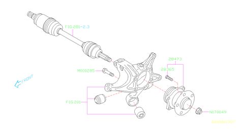 Subaru Outback Wheel Bearing And Hub Xc B Genuine Subaru