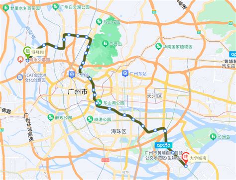 在建广州地铁12号线途经1市4区，全长38公里，设25座车站换乘站17座，大致呈西北东南走向 知乎