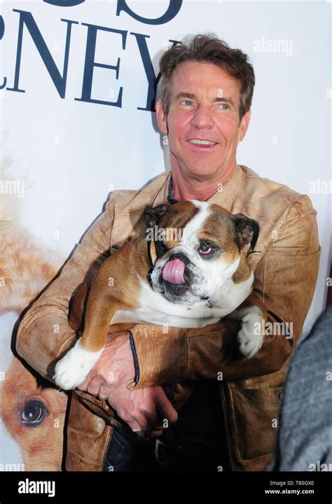 Los Angeles California Usa 9th May 2019 Actor Dennis Quaid And His