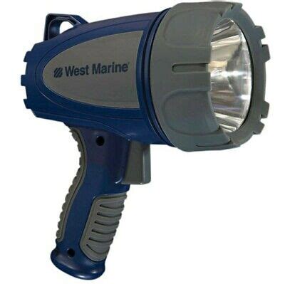 West Marine Waterproof Lumen Rechargeable Led Spotlight Hand Held