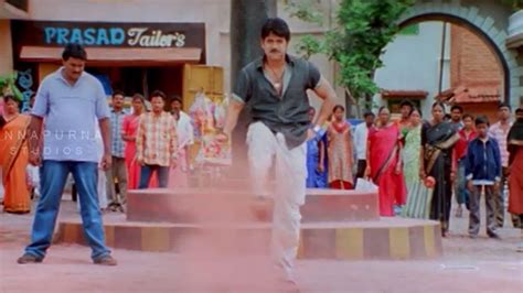 Nagarjuna Fighting With Rowdies For Sunil Mass Movie Youtube