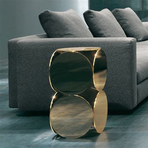 Post-Modern Sofa Side Table Stainless Steel Living Room Metal ...