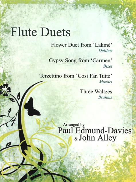 Flute Duets Flower Duet From Lakme Von Paul Edmund Davies Et Al