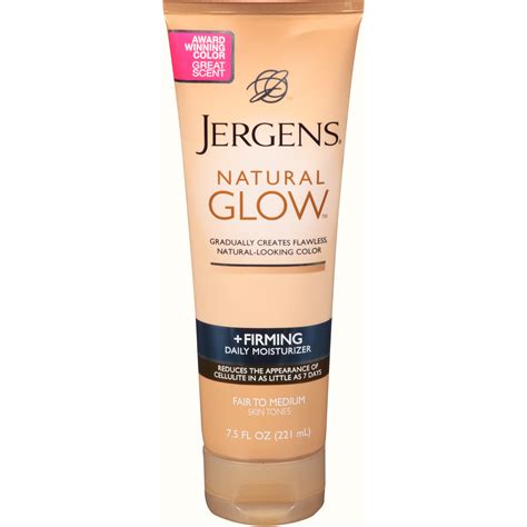 Jergens Natural Glow Daily Moisturizer Firming Medium Skin Tones 7 5 Fl Oz 221 Ml