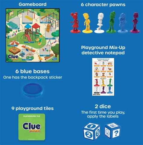 Hasbro Clue Junior Game Instructions