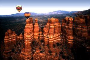 SEDONA BALLOON RIDES Soaring Above Red Rock Sedona and Prescott National Forest.