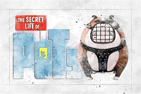 Mo3914 The Secret Life Of Pets Horizontal Movie Poster Digital Art by ...