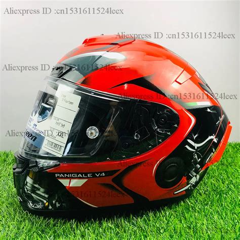 Casque De Moto X Spirit Iii X14 Panigale V4 Couleur Rouge Peinture De