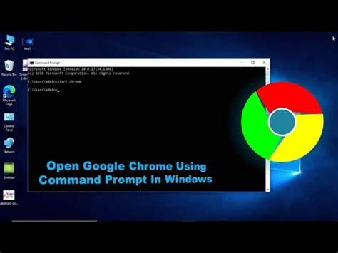 Open Google Chrome Using Command Prompt In Windows Youtube