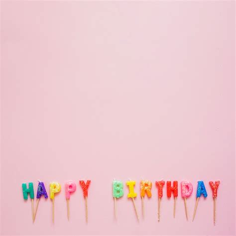 Free Photo | Happy Birthday colorful letters