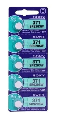 Pack 2 Pila Batería Sony 371 Sr920sw X 5 Unidades MercadoLibre