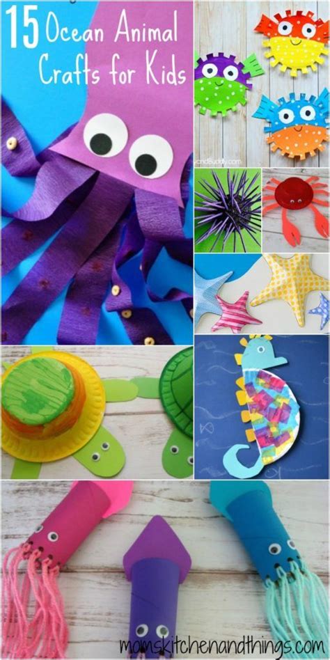 15 Ocean Animal Crafts for Kids | Animal crafts for kids, Ocean animal crafts, Crafts for kids