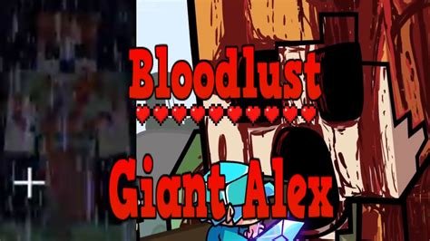 Giant Bloody Alex Comparison Creepypasta Backstory Minecraft Vs FNF