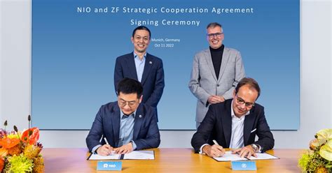 Holdman ZF And Pan NIO Sign Strategic Cooperation Agreement ZF