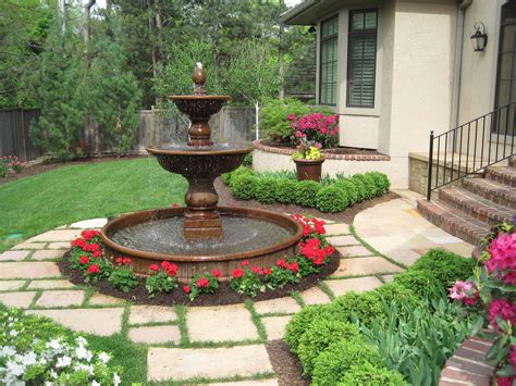 Get Beautiful Garden Fountains Or Garden Statuary Installations For