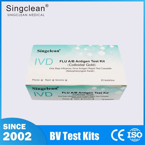 CE Approved Singclean Influenza A B Antigen Rapid Diagnostic Test