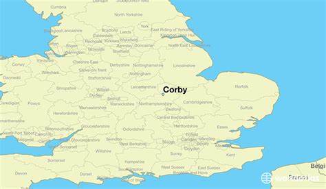 Corby Bus Map