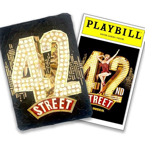 42nd Street Broadway Collage Theater and Show Art - Etsy