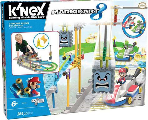 Knex Super Mario Mario Kart 8 Thwomp Ruins Set 38475 Toywiz