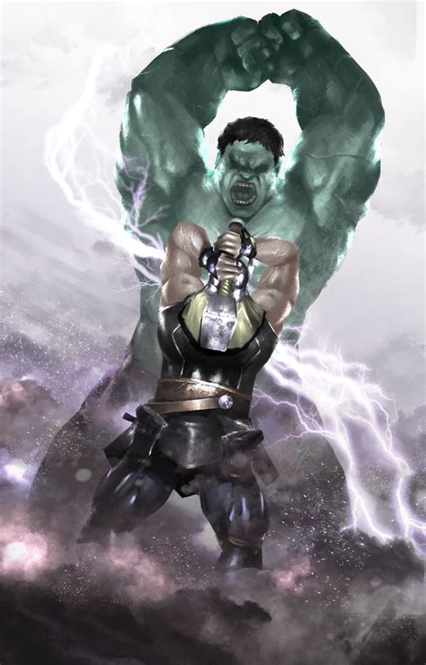 Hulk vs Thor FanArt, Hector Betancur | Hulk artwork, Hulk vs thor ...