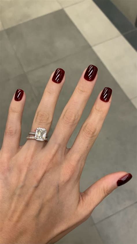 Timelessly Beautiful Nail Colours That Go With Everything Burgundy