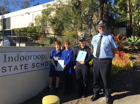 Indooroopilly State School Welcome In Their New Adopt A Cop Brisbane West