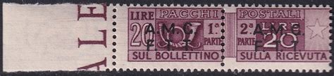 Trieste Zone A Sc Q Parcel Post Margin Mnh Europe Italy