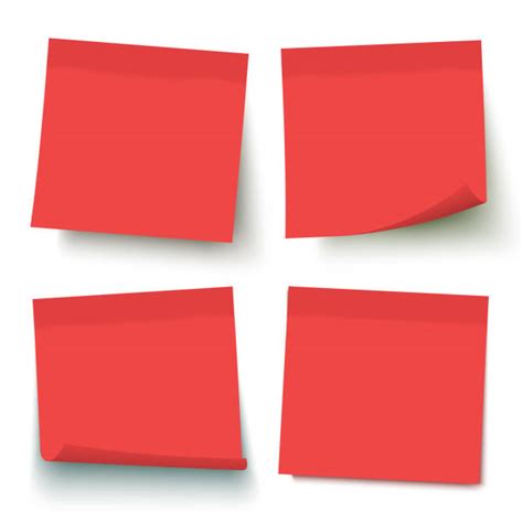 Red Post It Note