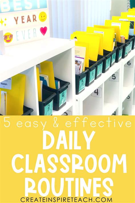 Quick And Effective Daily Classroom Routines Classroom Routines