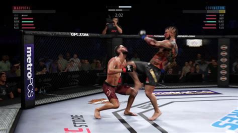 jorge masvidal  knocked  ufc  youtube