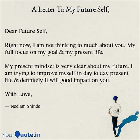 Motivational Quote Dear Future Self Letters Ideas Letter To Future