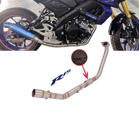 Steel Mm Inch Mt R Xsr Elbow Exhaust With Resonator Mt