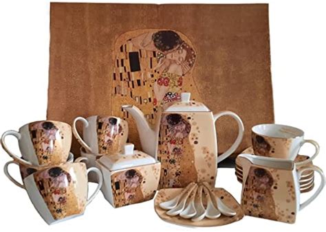 Atelier Harmony Gustav Klimt Tee Kaffeeservice Teilig Crema