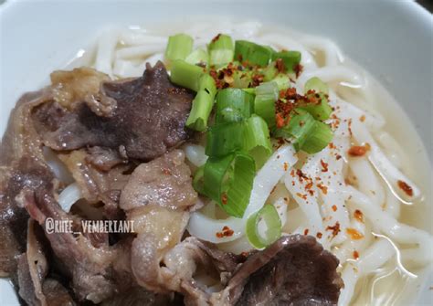 Resep Beef Udon Niku Udon Oleh Rhee Cookpad