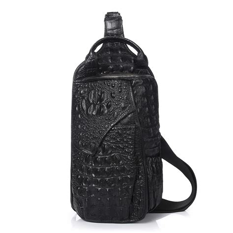 Mochila Vintage de piel de vaca auténtica para hombre morral cruzado