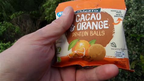 20191105 Lidl Alesto Cacaoandorange Protein Balls Белковые шарики какао и