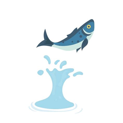 Fish jumps out of the water. Fish isolated on a white background ...