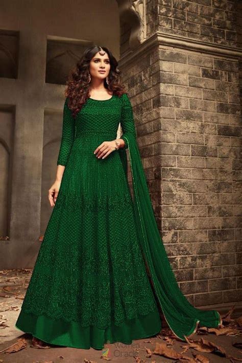 green frock dress | Dresses Images 2024