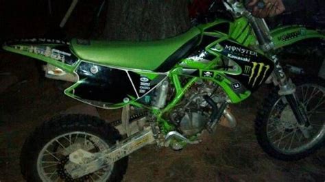 2004 Lime Green Kawasaki Kx 100 For Sale On 2040 Motos