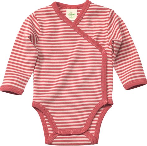 ALANA Baby Wickelbody Gr 50 56 aus Bio Wolle und Seide weiß rosa