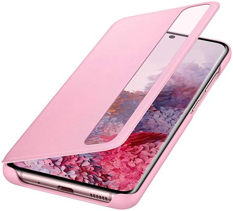 Origineel Samsung Galaxy S20 Hoesje Clear View Cover Roze Gsmpuntnl