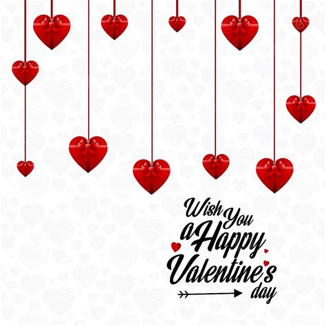 Happy Valentine Card Vector Hd PNG Images, Wish You A Happy Valentine S ...