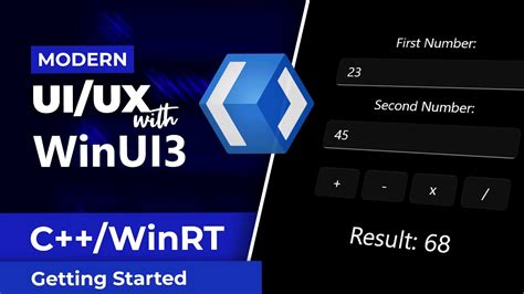 C GUI Modern UI UX With WinUI3 C WinRT Sciber YouTube