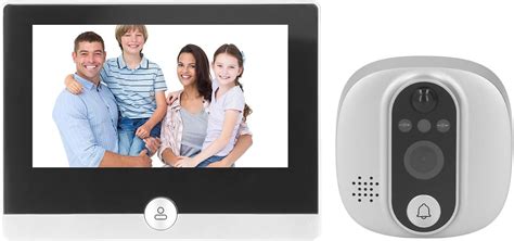 Peephole Camera 1080P 4 3in HD 2 Way Peep Hole Cameras For Front Door