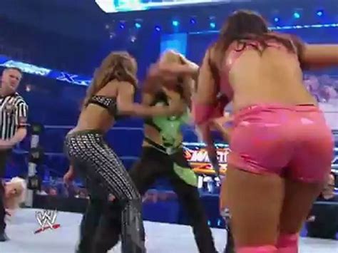 Beth Phoenix Vs Layla Michelle McCool Alicia Fox Maryse Vickie