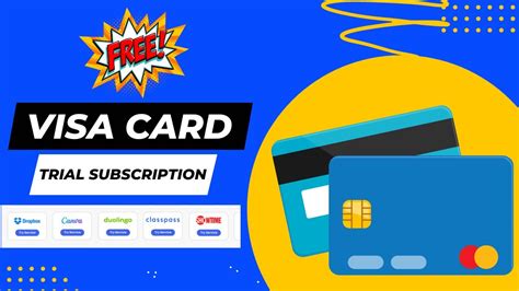 FREE Virtual Card For Trials VISA Card For Trial Subscription YouTube