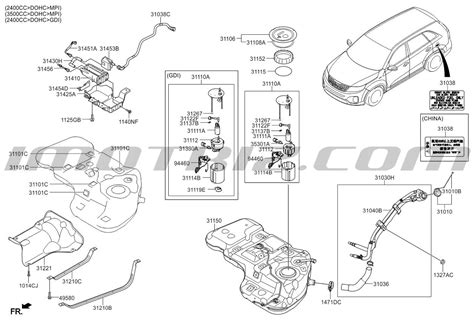 Protector De Tuberia De Combustible Hyundai Santa Fe Dm