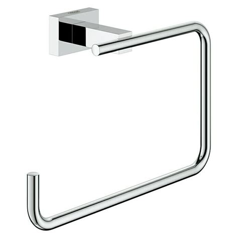 Grohe Essentials Cube Toallero De Anilla Cromo Brillante Bauhaus