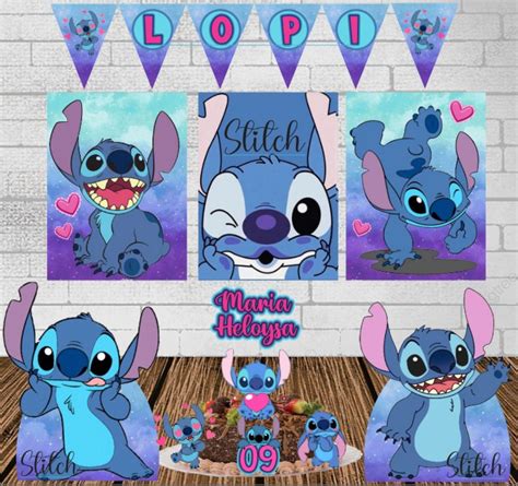 Kit Só Um Bolinho Stitch Elo7 Produtos Especiais