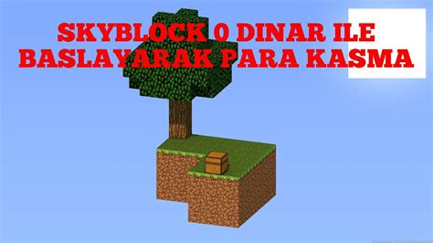 Skyblock Sifirdan Ba Layip Para Kasma Takt Kler Craftr Se Skyblock